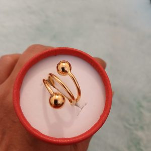 Classic Light Luxury Rings for Women Gold Plated Wedding Party Finger Ring design-12