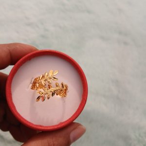 Classic Light Luxury Rings for Women Gold Plated Wedding Party Finger Ring design-14