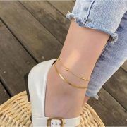 Elora Double Layer Anklet(2 পিস)